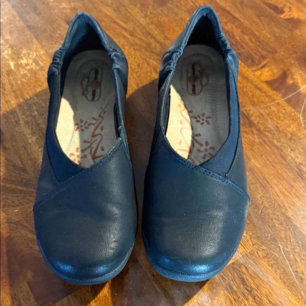 Navy Blue Slip-On Shoes